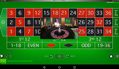 888 Live Casino App Roulette