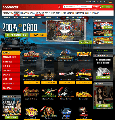 Das aktuelle Bonusangebot des Ladbrokes Casinos findet ihr direkt auf der Startseite