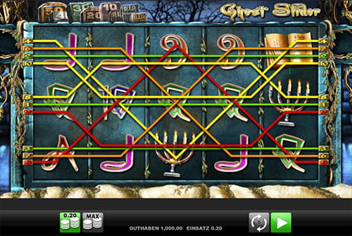 Die 10 Merkur Ghost Slider Gewinnlinien im Überblick